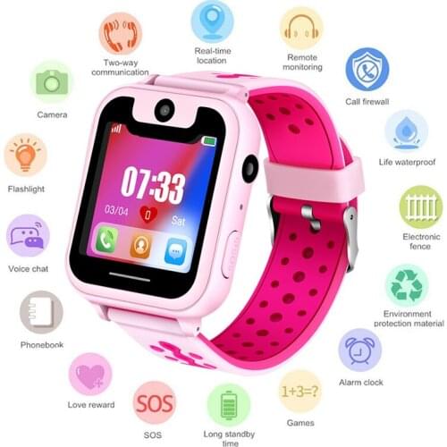 2019 New Smart watch LBS Kid SmartWatches Baby Watch for Children SOS Call Location Finder Locator Tracker Anti Lost Monitor+Box