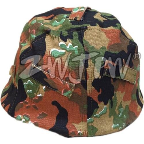 WWII WW2 GERMAN WH ELITE FIELD LEIBERMUSTER CAMO M35 REVERSIBLE HELMET COVER - World military Store