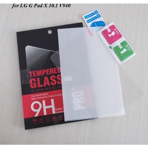Good Quality For LG GPad X 10.1 Tempered Glass Film Screen Protector For LG G Pad X 10 V940 Tablets 50PCS/Lot