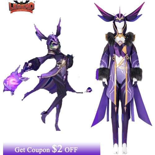 Cosplay Legend Fatui Electro Cicin Mage Costume Game Genshin Impact Cosplay Costume Jumpsuit Halloween Carnival Uniform vs Jean
