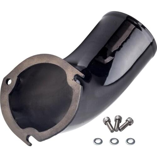 LB7 Duramax Turbo Air Intake Elbow Inlet Horn US For Chevy/GMC 6.6L Diesel Black 3.5" Turbo Air Intake Elbow Inlet Horn