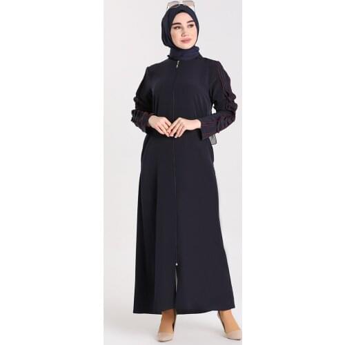 Minahill Handle Frilly Ferace 15007-01 Navy 15007-01