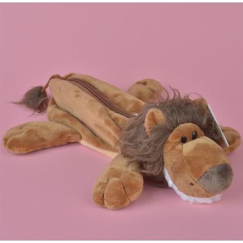 Forest Lion Stuffed Plush Toy Pencil Case, Kids Child Coin Bag Gift Free Shipping