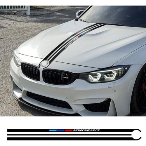 Car Hood Stickers For BMW e46 e90 e60 e39 f30 f10 e36 e87 x5 e70 e91 g30 Vinyl Film Stylish Automobiles Tuning Car Accessories