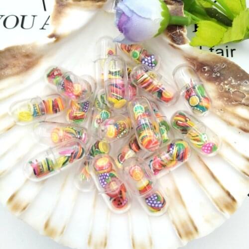 10pcs Art filled with soft ceramic fruit for smoothing fruit dessert childrens collection accessories