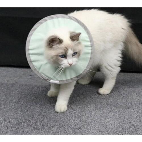 Cat collar waterproof and anti-licking nylon skin-friendly Protective Ring Cat Decoration Accessories