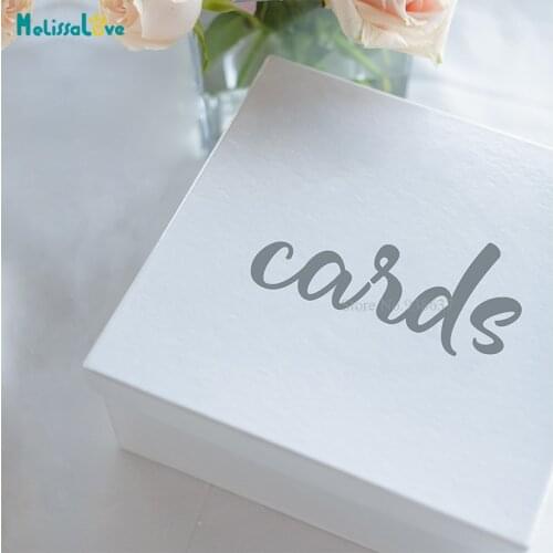 Cards/thank you/just married/bedankt/cadeaus English or Dutch Wedding Gift Box Sticker Party Sticker Decal Vinyl Stickers BA372