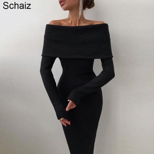 PYGH Fashionable Knitted Dresses