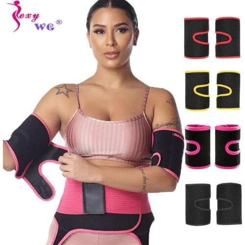 SEXYWG Sanna Arm Strap Body Shaper Wholesale Waist Trainer Slimming Vest Weight Loss Tank Top Fat Burning Belt Shapewear