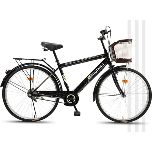 Bicycle Bike 26 Inch Mens Adult Fat Bike Commute Ordinary City Casual Retro Travel Light Students 2019 New