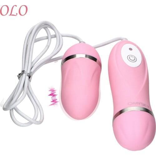 OLO Vibrating Nipple Clamps 10 Frequency Adult Products Silicone Breast Massage Sex Toys for Women Nipple Vibrator