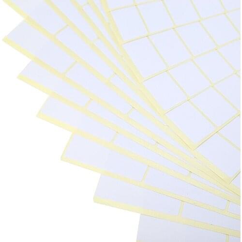 13*38mm Multifunction Self Adhesive Stickers Blank Tags 840pcs 15 Sheets Sticky Labels Package Note Office School Supplies