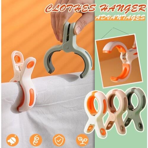 3pcs/lot Large Colour Windproof beach towel clip Pegs Clips To Sunbed Quilt decorative clothespins clothes pegs mini gadget