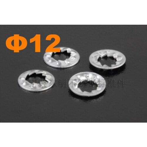 500pcs/lot M12 stainless steel internal serrated lock washer DIN6798J SS304