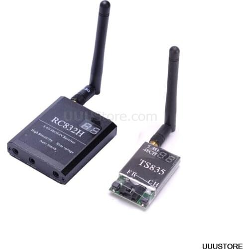 5KM FPV 5.8G 5.8Ghz 600mW 48 Channels TS832 RC832H Wireless AV Transmitter and Receiver for FPV RC Racing Drone