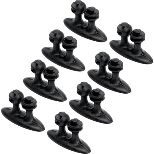 8Pcs/Set Car Wire Holder for Headphone USB Cable Cable Organizer Auto Charger Line Clasp Clamp Tie Fixer Self-adhesive