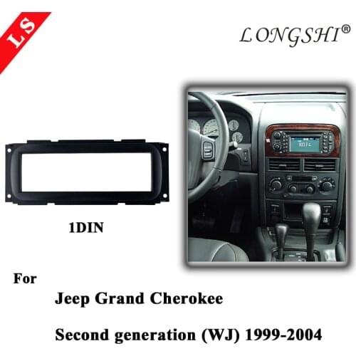 Car refitting DVD frame panel Fascia Audio frame for Jeep Grand Cherokee 99-04 (WJ)Chrysler 300M Caravan 01-07 Neon Voyager 1DIN