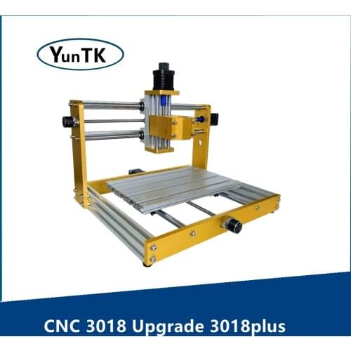 CNC 3018 Upgrade 3018plus Metal Frame Apply Nema17 / 23 Stepper 52mm Spindle CNC Wood Router, Pcb Milling Machine, Metal Craft
