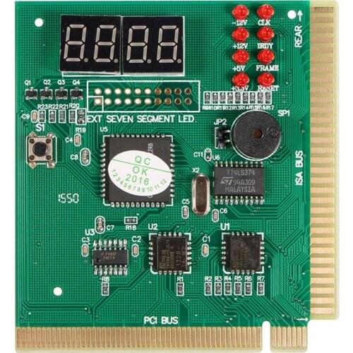 Diagnostic PCI 4-Digit Card PC Motherboard Post Checker Tester Analyzer Laptop
