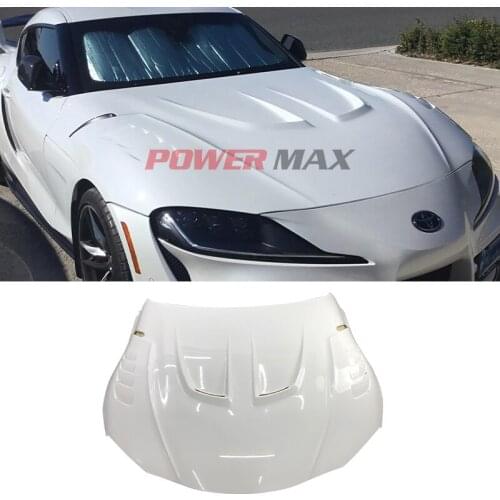 For Toyota GR Supra A90 A91 MK5 Fiber Glass Hood LB Style Bonnet Hood FRP