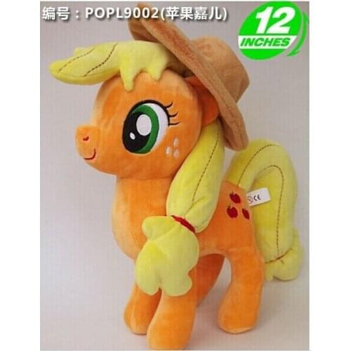 Free shipping Movies & TV 32cm Applejack horse toy about 12 inch toy for birthday gift