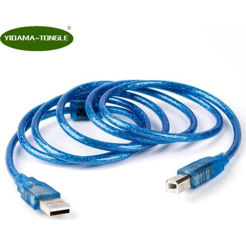 USB 2.0 Scanner Printer Cable 0.3m 0.5m 1m 1.5m USB2.0 A To B Male Sync Digital Data Cable For Canon Epson HP Printer