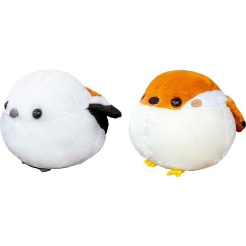 Soft Bird Plushie Cute Animal Stuffed Toy Cuddling Sleep Pillow For Home Sofa Decoration