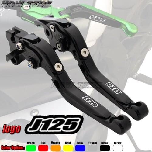 The new high-quality Motorcycle Accessories Folding Extendable Brake Clutch Levers For KAWASAKI j125 J 125 2014-2018