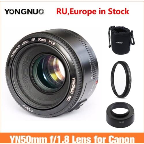 YONGNUO YN EF 50mm f/1.8 AF Lens Aperture Auto Focus YN50mm f1.8 lens for Canon 600D 650D 5D2 5D3 5D4 700D 450D 550D 1100D ETC