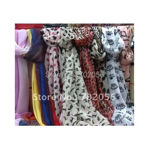 Charm womens Polyster scarf Neckscarf Shawl Wrap scarf Scarves 15pc/lot #1973