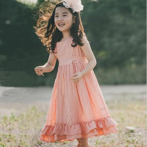 Baby girls dress 2020 summer little girls dresses cotton clothes big girl princess dress teenagers party dresses kids clothing