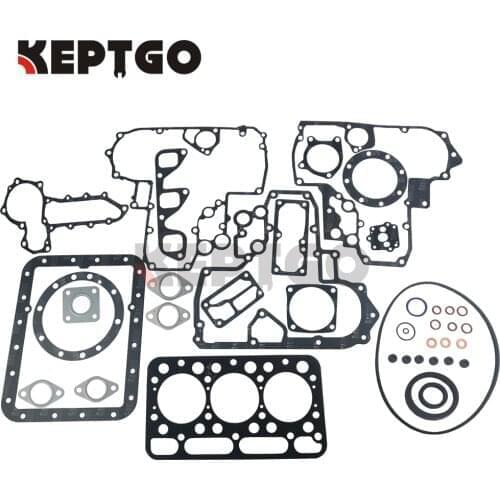 For Kubota D1402 Full Gasket Set Cylinder Head Gasket 15814-03310 07916-29635