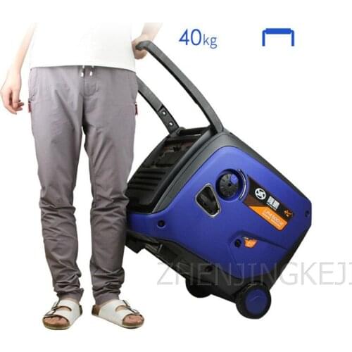 Portable Gasoline Generator Mute 4000W High Power Frequency Conversion outdoor Charging Remote Power Tools Oil Capacity 0.6L
