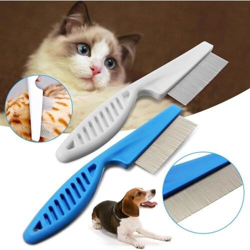 Pet Dog Teeth Brush Grooming Fur Hair Comb Tool Portable Cleaning Plastic Lightweight Pet Supplies