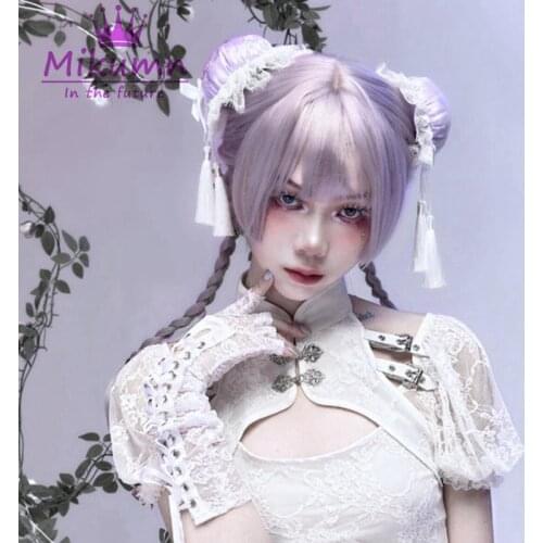 Japanese Harajuku Chinese Style Sweet Bow Lace Tassel Hairpin Lolita Kawaii Cosplay Hair Accessories