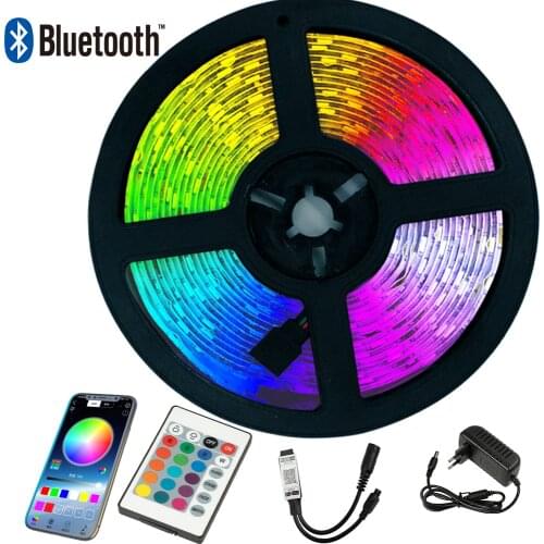 Application APP Bluetooth control 65.6 ft (about20M) suitable for Easter Party party home decoration RGB 2835 LED Strip Light