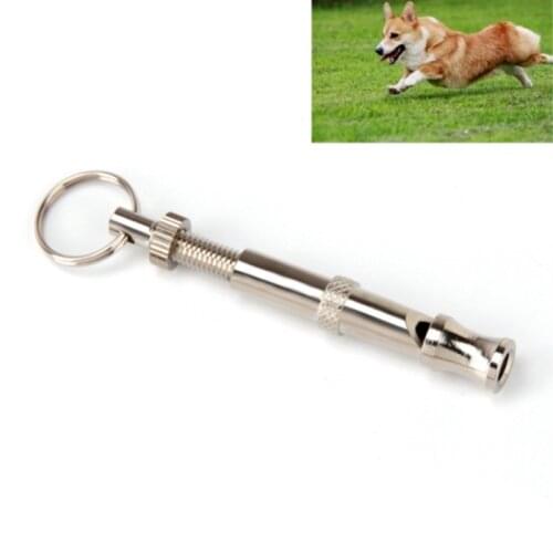 Dog Training Whistle Ultrasonic Supersonic Sound Pitch Quiet Trainning Whistles Cat Dog Training Obedience Metal Whistle Tool