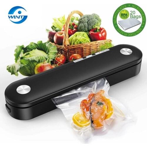 Vacuum sealer packaging machine food fruit vegetable home kitchen vacuum sealing machine for fresh with 20pcs vacuum pack bags