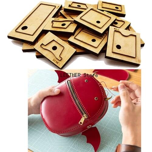 Japan Steel Blade DIY Little devil messenger bag leather craft knife mould die wood dies leathercraft punch tool template