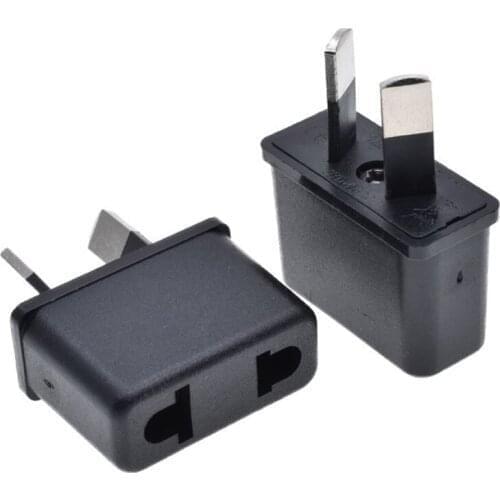 China to US EU 2 Pin Electrical Plug Adapter AC125~250V 6A Good Quality