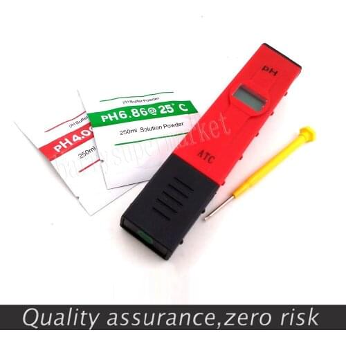 2PCS Digital PH meter PH Pen PH Tester 0-14PH With ATC protable PH meters