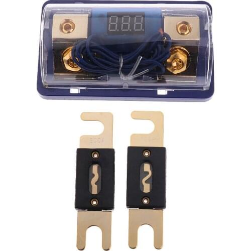 Brand New ANL Distribution Block 0 to 2 Gauge Fuse Holder Free with 2 Fuses