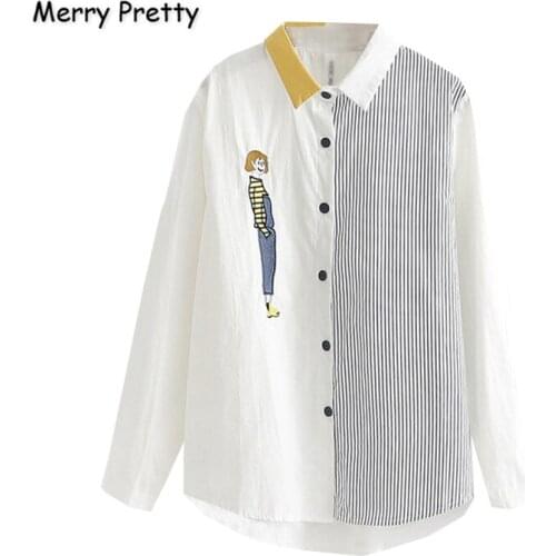 Женские рубашки в полоску Biscuit Bear China At AliExpress