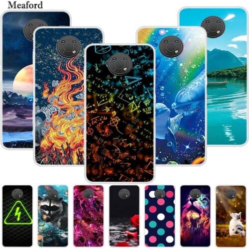 For Nokia G10 G20 Case Luxury Silicone TPU Soft Cover Phone Case for Nokia G20 TA-1336 Shockproof TPU Cute Funda Butterfly Coque