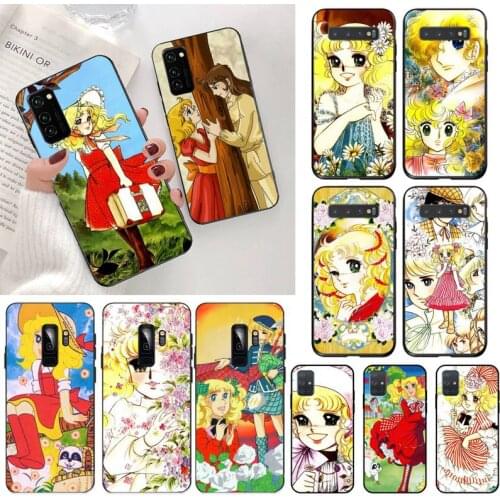Anime Manga Candy Cover Black Soft Shell Phone Case for Samsung S20 plus Ultra S6 S7 edge S8 S9 plus S10 5G lite 2020