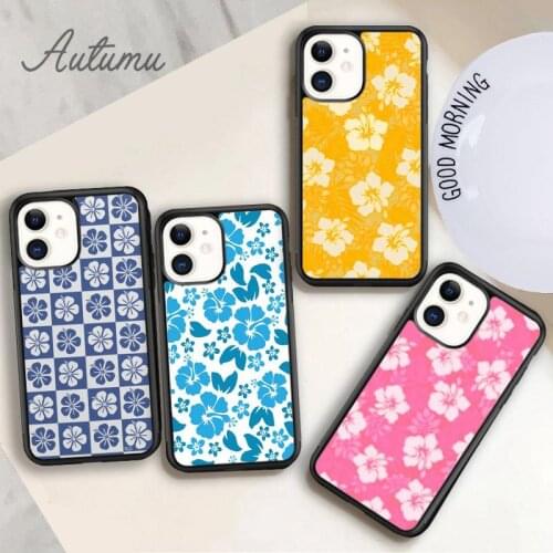 Hawaiian Phone Case for iPhone 11 12 Pro Max mini X XR XS SE 2020 5 6S 7 8 Plus Samsung Galaxy S8 S9 S10 Cover shell