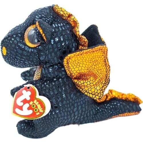 New 6 Inch 15 CM Ty Beanie Big Eyes Plush Pea Animal Sequined Small Dinosaur Collection Doll Children Birthday Christmas Gift