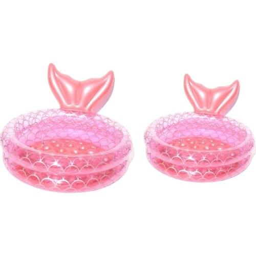 Kid Swimming Water Playing Round Inflatable Pool Baby Water Mat Promotes Early of Fun Sensory Training Toys