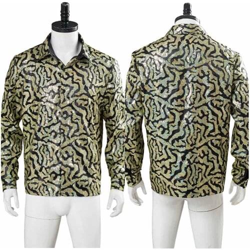 JOE EXOTIC Cosplay Adult Men Shirt Unisex Top Suit Halloween Carnival Suit Clothing