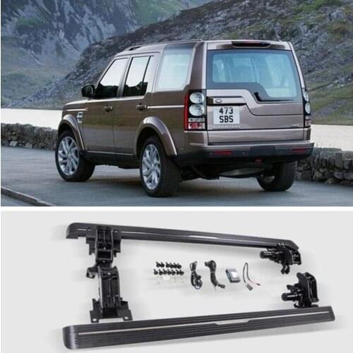 For LAND ROVER Discovery 4 LR4 2010-2017 Electric Automatic Running Boards Side Step Bar Pedals High Quality Motor Switch